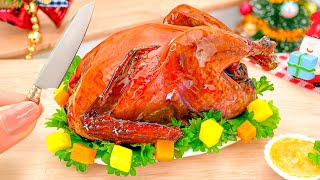 🍗 Perfect Cooking Miniature Roasted Turkey in Mini Kitchen 🍗 Juicy Miniature Baked Chicken Recipe [upl. by Samaj]