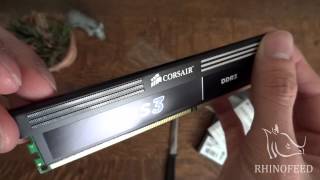 Corsair XMS3 16GB 2 x 8GB DDR31600 Memory Unboxing [upl. by Lamahj]