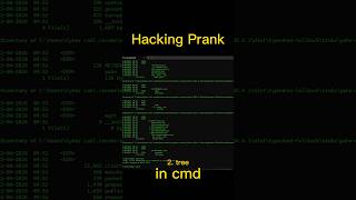 Hacking Prank in CMD  Hacking kalilinux hacker [upl. by Teragramyram]