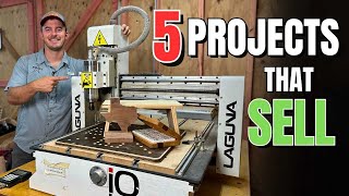 5 CNC Woodworking Projects That ACTUALLY Sell  Make Money Woodworking [upl. by Adnocahs]