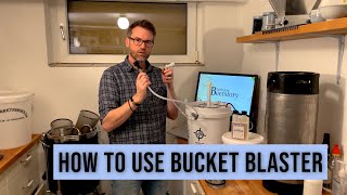 Bucket Blaster  fastest way to clean kegs How to use it [upl. by Lehcyar47]