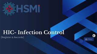 Infection Control Registers amp Records [upl. by Telimay]