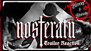 NOSFERATU  NEW TRAILER REACTION Nosferatu2024 VampireRevival ClassicHorrorReimagined Eggers [upl. by Dachia317]