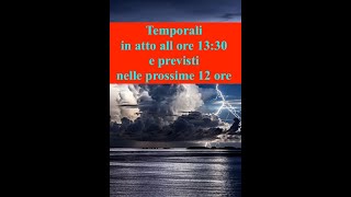 Temporali in atto e previsti oggi lunedì 12 ottobre Salento sotto attacco [upl. by Nord]