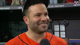 José Altuve on Game 4 of the ALCS  MLB Tonight [upl. by Wenona742]