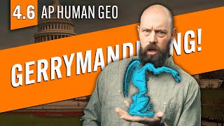 GERRYMANDERING Explained AP Human Geography Review—Unit 4 Topic 6 [upl. by Drofliw351]