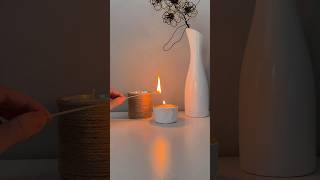 How to use canned food tins Turn them into stylish candle holders diy handmade diyideas [upl. by Essilem]