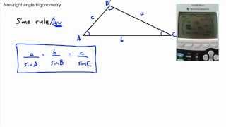 Trigonometry  Sine rule Cosine rule  IB Math GCSE A level AP [upl. by Hertzfeld]