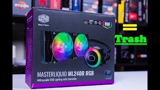 Cooler Master Trash AIO MasterLiquid ML240R RGB [upl. by Barnum]