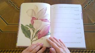 Flip Through Diary 2017  British Horticultural Society [upl. by Bej]