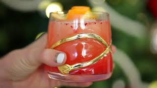 How to Make a Festive Cocktail with Leftover Cranberry Sauce  Cranberry Dark amp Stormy Recipe [upl. by Cookie]