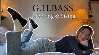 GHBASS Weejuns Unboxing amp What Size to Buy [upl. by Germaine]