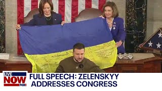 Zelenskyy addresses joint meeting of Congress FULL SPEECH  LiveNOW from FOX [upl. by Gonzalez43]