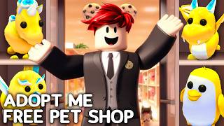 I Made A FREE Adopt Me Pets Shop [upl. by Ogires773]