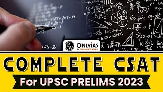 Important Message  Complete CSAT For UPSC Prelims 2023  UPSC 2023  24  OnlyIAS [upl. by Diarmit132]