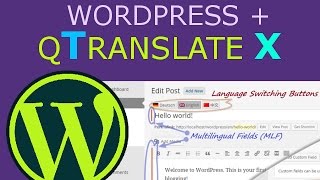 Wielojęzyczna Wtyczka dla Wordpress Qtranslate X [upl. by Costanza]