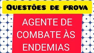 AULA REVISÃO QUESTÃO DE PROVA CARGO ACE AGENTE DE COMBATES ÀS ENDEMIAS [upl. by Leeban]