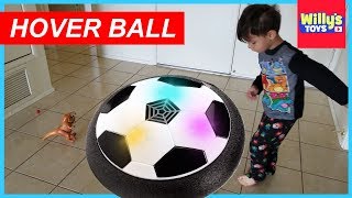 Hover Soccer Ball with LED Lights  Toy Review by Willys Toys [upl. by Niko]