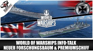 Neuer Schlachtkreuzer Techtree Tier X Premiumschiff  Neuigkeiten von World of Warships [upl. by Deeann]