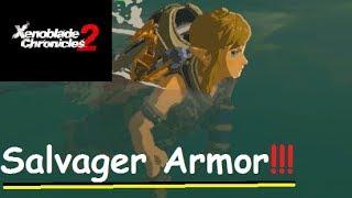 Salvager Armor from Xenoblade Chronicles 2 Zelda BotW [upl. by Narmis]