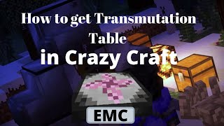 How to get Ssundees Transmutation Tables Mod in Crazy Craft ProjectE [upl. by Kaile]