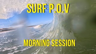 Surf médoc  sunrise session POV [upl. by Jaime]