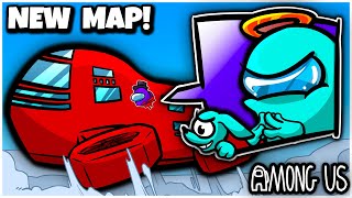 NEW AMONG US AIRSHIP MAP Impostor Gameplay ft H2O Delirious Dashie amp More [upl. by Yecnuahc]