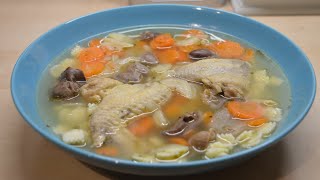 Chicken Soup Recipe  Csirkehúsleves recept [upl. by Radbourne]