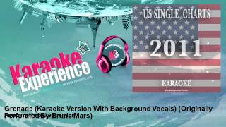 Amazing Karaoke Premium  Grenade Karaoke Version With Background Vocals [upl. by Bellaude]