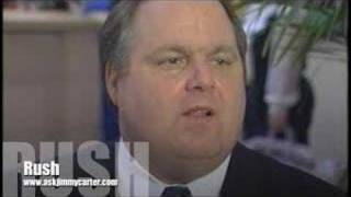 Rush Limbaugh interview with Jimmy Carter [upl. by Lowson]