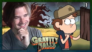 Okay THIS IS AMAZING  REACTION  GRAVITY FALLS  S1  EP1 [upl. by Eadahc]