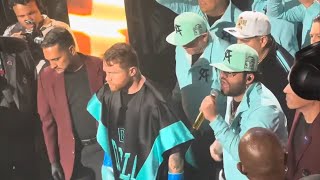 Canelo RINGWALK with Luis R Conriquez vs Jaime Munguia CROWD ERUPTS for Cinco de Mayo WAR [upl. by Arahsat397]