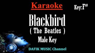 Blackbird Karaoke The Beatles Male Key F [upl. by Kobi227]