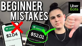 BEGINNER Uber Eats DRIVER MISTAKES 2023 Uber Eats TipsTricks [upl. by Blum]