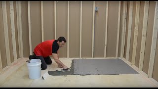 Stelpro  How to install the floor heating mat cable system [upl. by Hairakcaz]