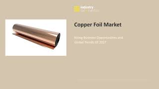 Copper Foil Market Industry Data Analytics  IDA [upl. by Idorb]