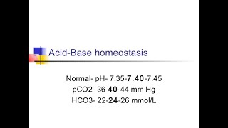 MEDICINE  ACID BASE DISORDERS amp RESPIRATION 1 [upl. by Ydnar472]