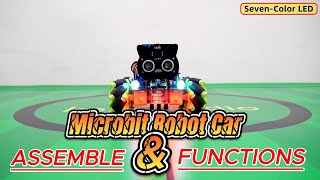 KEYESTUDIO 丨 How to Build an Epic Microbit 4WD Mecanum Robot Car？ [upl. by Aurelia]