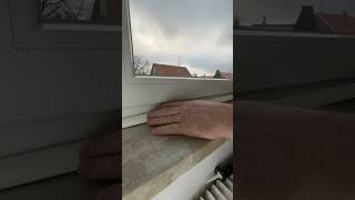 Leisten auf Gehrung sägen Leisten verlegen kleben Sockelleisten Fenster mit Leisten verkleiden [upl. by Cassil687]