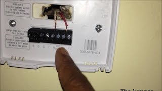 2Wire Installation for Honeywell Thermostat [upl. by Jermain502]