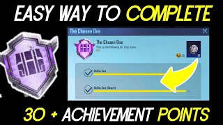 EASY WAY TO COMPLETE THE CHOSEN ONE ACHIEVEMENT IN BGMI  EXPLAIN MALAYALAM  MK Z GAMING [upl. by Bradski459]