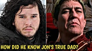 How did Mance Rayder know who Jon Snow was and who his true father was [upl. by Gothurd]