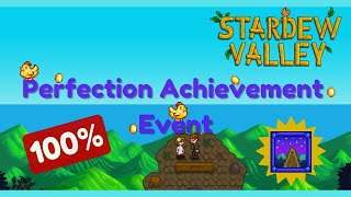 Perfection Achievement Event  Stardew Valley [upl. by Lohner294]