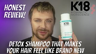 K18 DETOX SHAMPOO  Review  Best Clarifying Shampoo Worth Buying  How To Use Detox Shampoo [upl. by Ely]