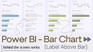 Creating Bar Chart with Labels Positioned Above Bars in Power BI  TimeLapse video [upl. by Entroc337]