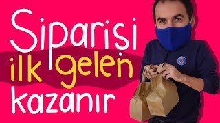 Yemek Siparişi En Hızlı Gelen Kazanır [upl. by Yrrah605]