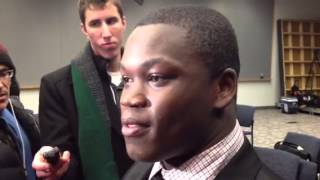 Siriki Diabate After the 2012 Pinstripe Bowl [upl. by Aelyk]