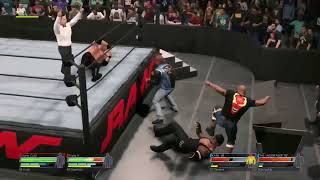 WWE 2K22  Two Man Power Trip is back Tellin stories wwe storytelling gaming wwe2k22 wwe2k [upl. by Suirauqram]