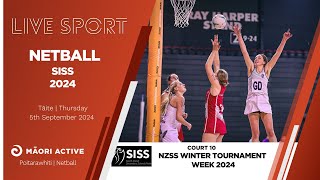 Finals Day Court 10  SISS Netball Championship 2024  NETBALL [upl. by Iramat]