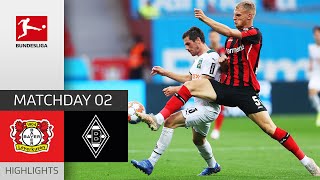 Bayer 04 Leverkusen  Borussia Mgladbach 40  Highlights  Matchday 2 – Bundesliga 202122 [upl. by Arrait]